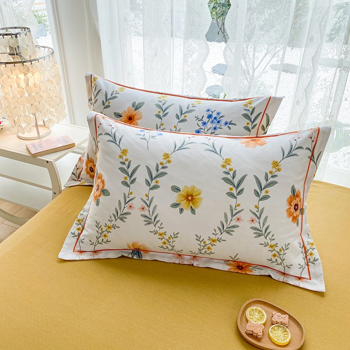 91家纺网 家纺一手货源 找家纺 （总）缘舒家纺 2025新款全棉纯棉加厚磨毛枕套单件--单枕套