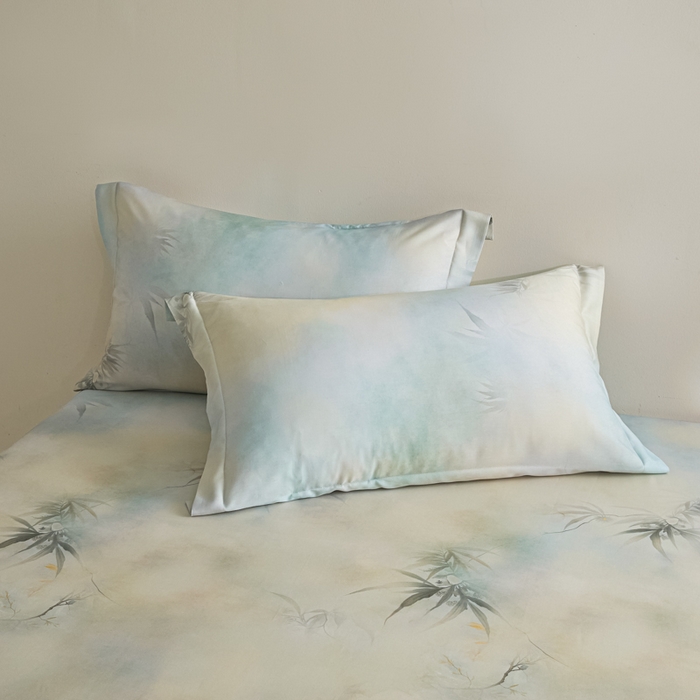 91家纺网 家纺一手货源 找家纺 （总）禾时 2026春夏新款50s莱赛尔天丝床单三件套床单单件