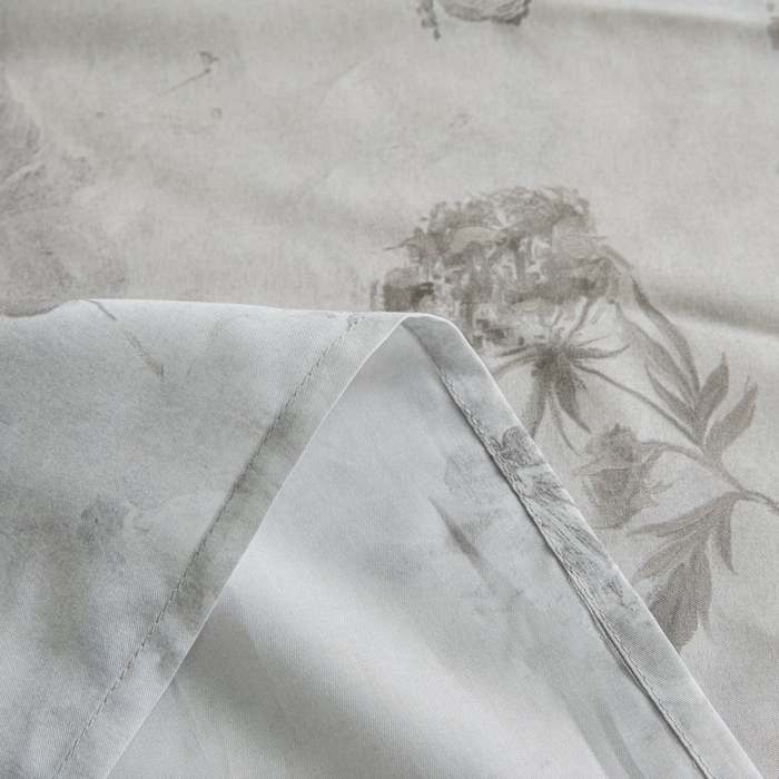 91家纺网 家纺一手货源 找家纺 禾时 2026春夏新款50s莱赛尔天丝床单三件套床单单件 陶然（灰）