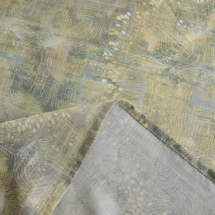 91家纺网 家纺一手货源 找家纺 禾时 2026春夏新款50s莱赛尔天丝床单三件套床单单件 印象空间（绿）