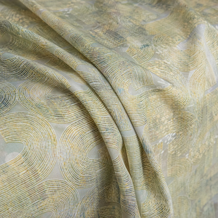 91家纺网 家纺一手货源 找家纺 禾时 2026春夏新款50s莱赛尔天丝床单三件套床单单件 印象空间（绿）