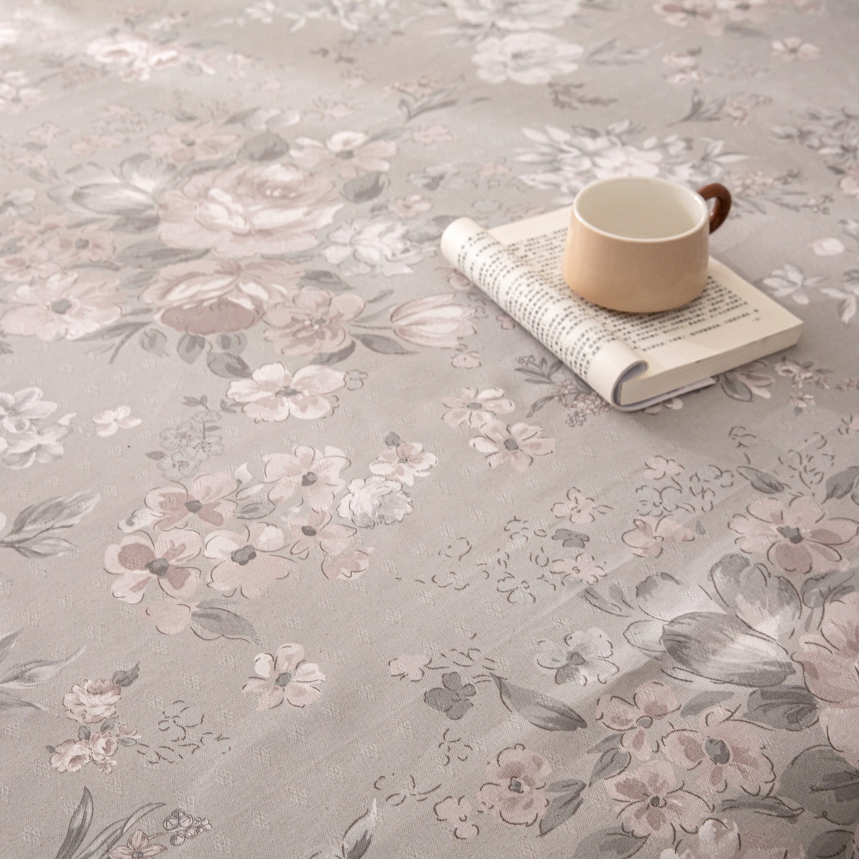 91家纺网 家纺一手货源 找家纺 首爱家纺 2026新款棉麻老粗布床单凉席 烟樱