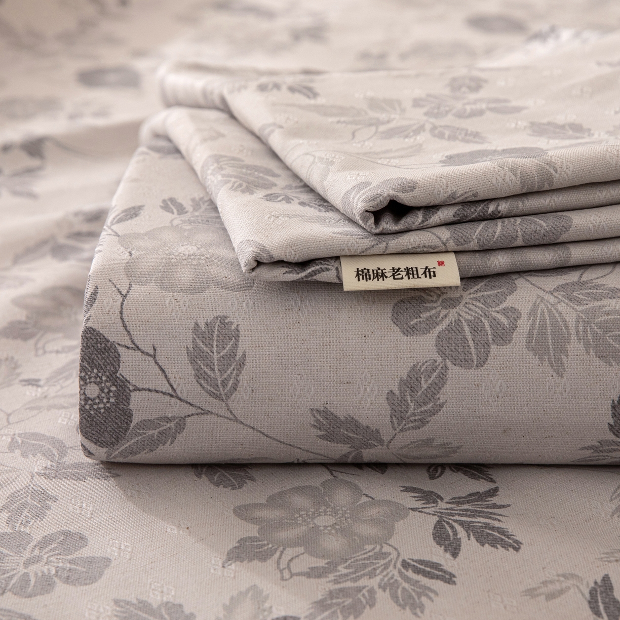 91家纺网 家纺一手货源 找家纺 （总）棉乐町家居 2026新款棉麻老粗布床单亚麻老粗布凉席