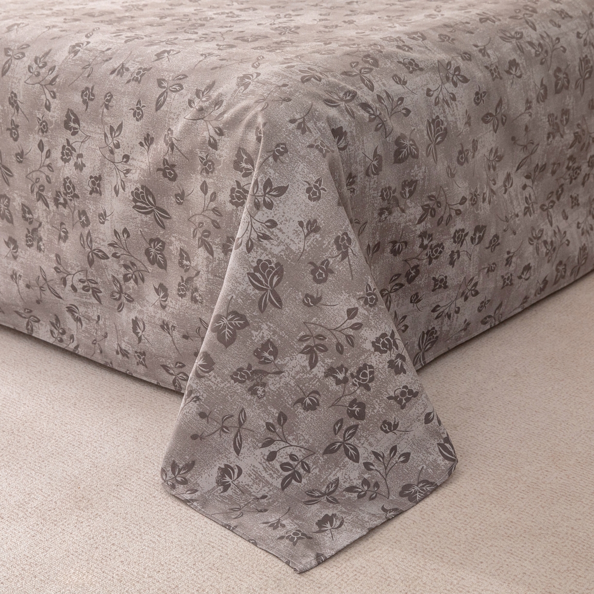 91家纺网 家纺一手货源 找家纺 首爱家纺 2026新款棉麻老粗布床单凉席 隐茉