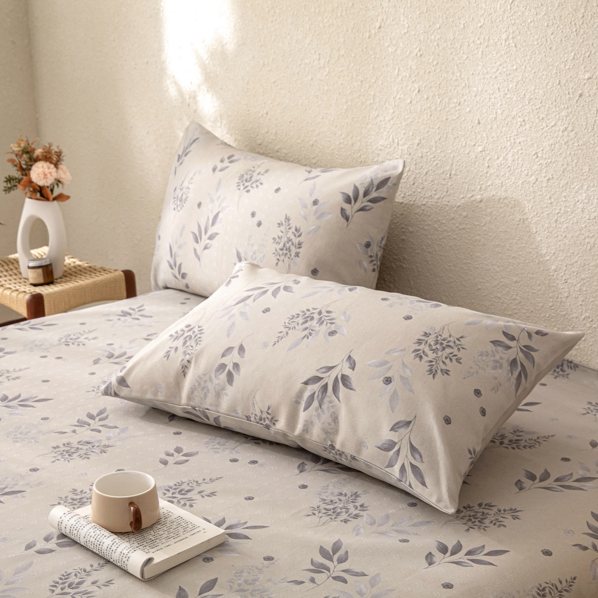 91家纺网 家纺一手货源 找家纺 首爱家纺 2026新款棉麻老粗布床单凉席 云荞