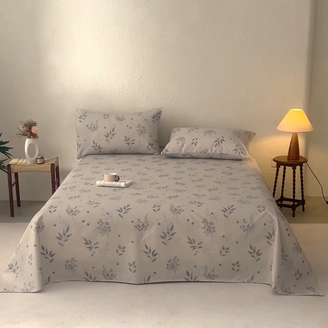 91家纺网 家纺一手货源 找家纺 首爱家纺 2026新款棉麻老粗布床单凉席 云荞