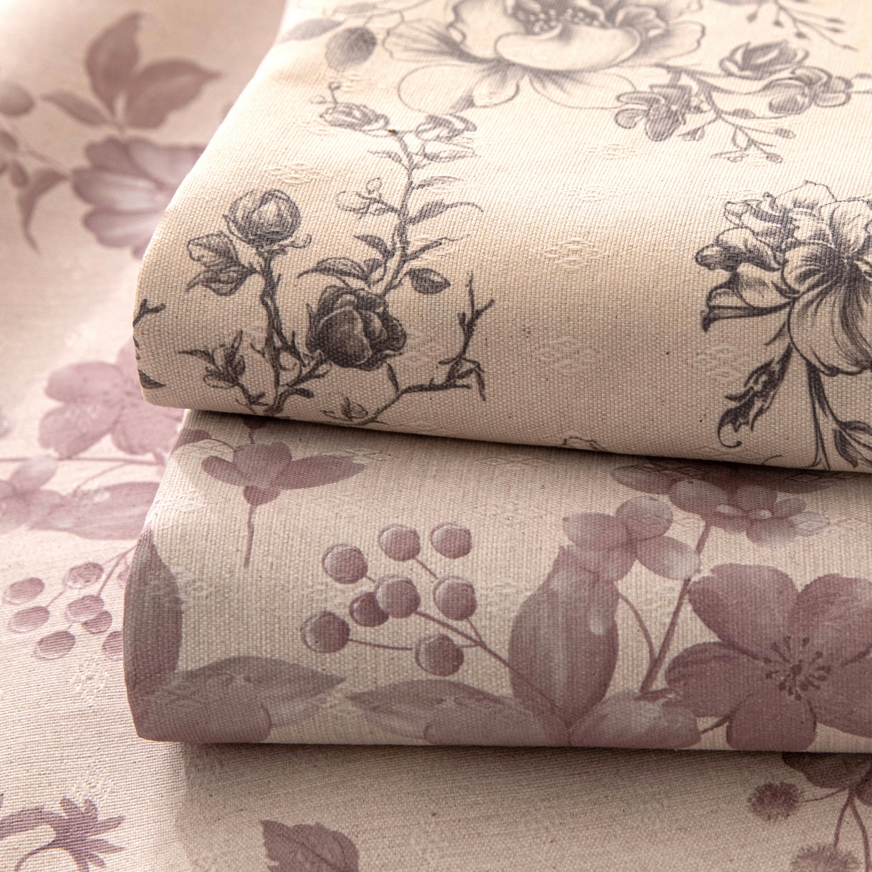 91家纺网 家纺一手货源 找家纺 首爱家纺 2026新款棉麻老粗布床单凉席 紫鸢