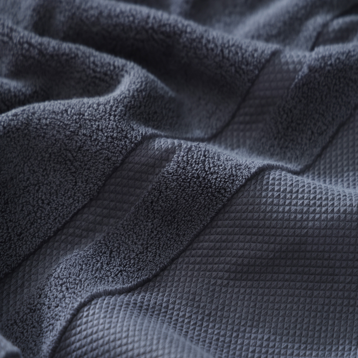 91家纺网 家纺一手货源 找家纺 （总）朴尔家纺-毛巾被 2026年新品悠哲系列纯色全棉纯棉缎档加大加厚浴巾