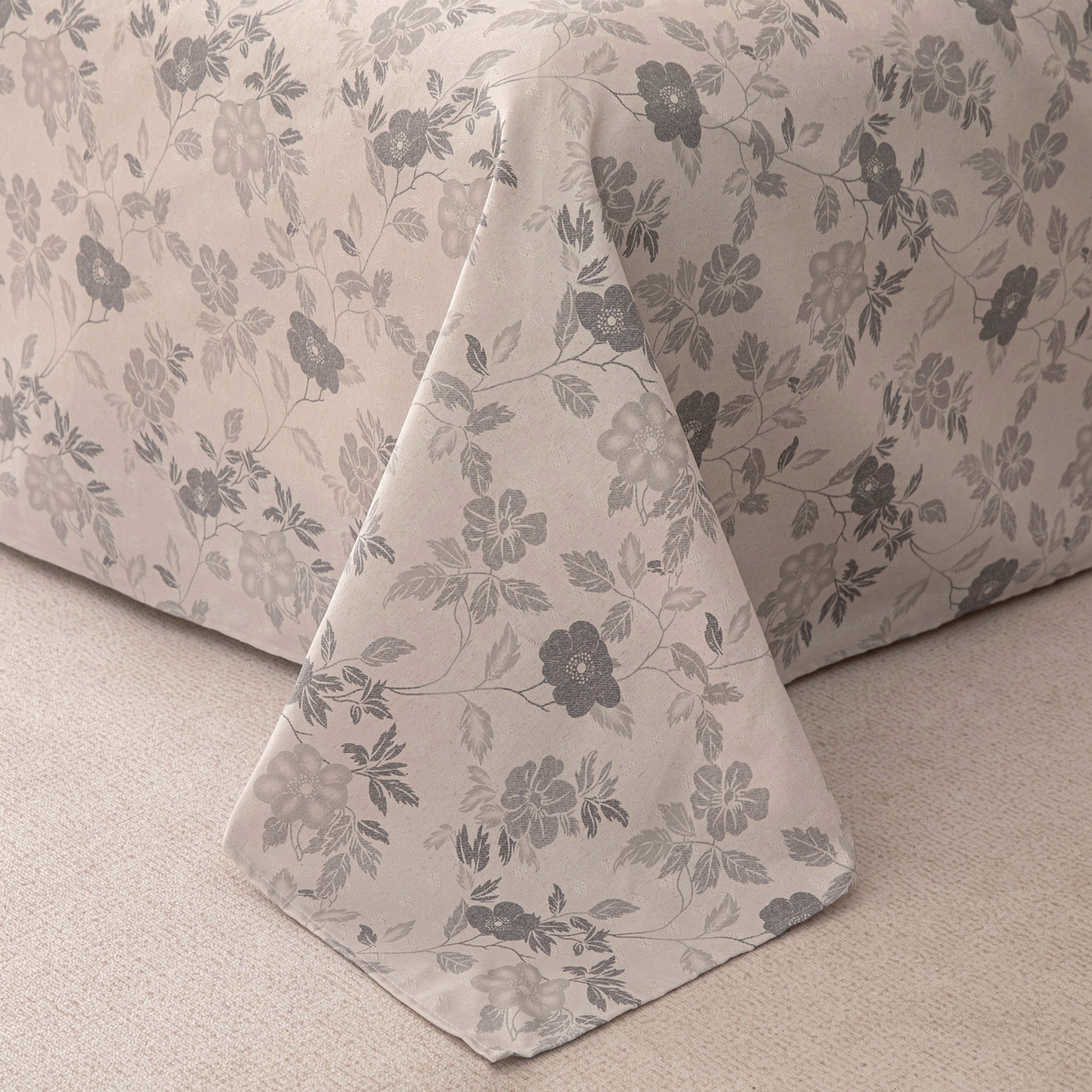 91家纺网 家纺一手货源 找家纺 棉乐町家居 2026新款棉麻老粗布床单亚麻老粗布凉席 雾蔷