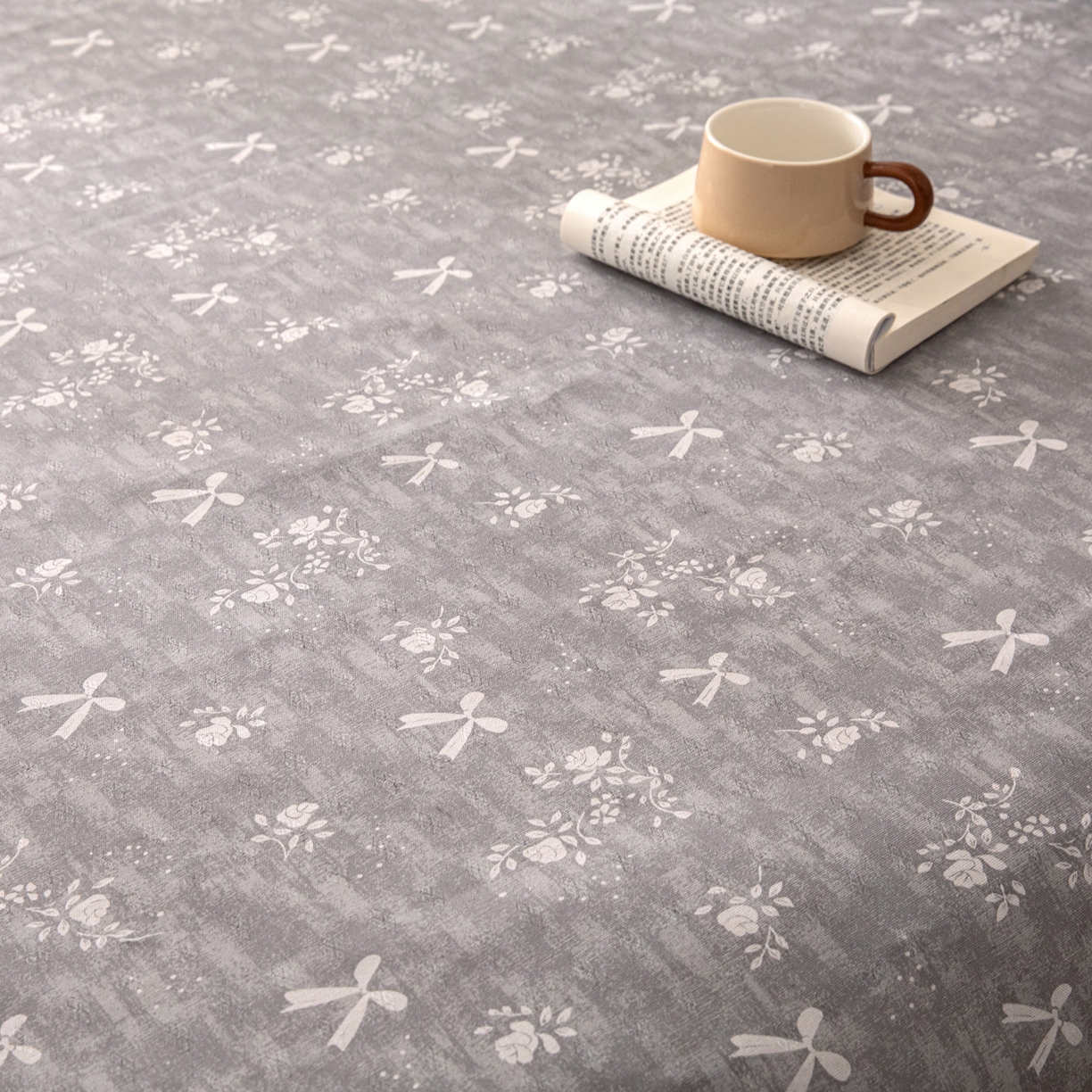 91家纺网 家纺一手货源 找家纺 棉乐町家居 2026新款棉麻老粗布床单亚麻老粗布凉席 星蝶