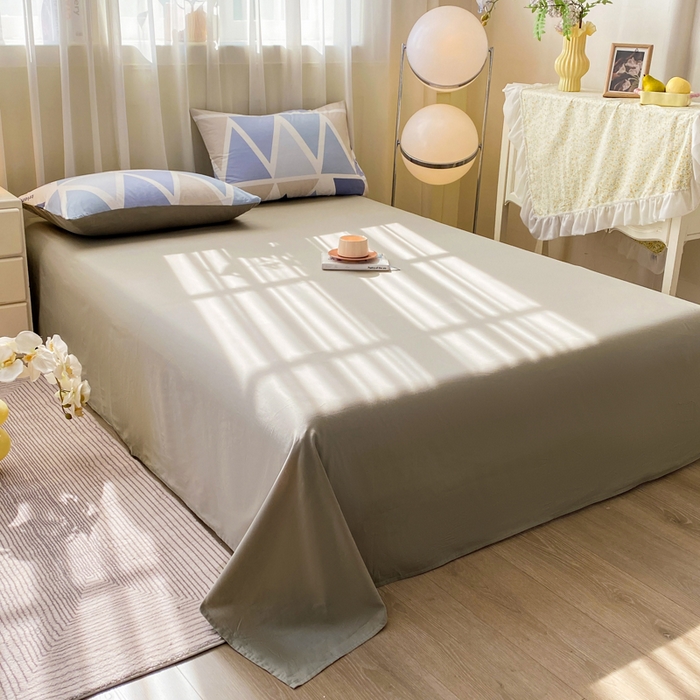 91家纺网 家纺一手货源 找家纺 红日子纺织品 2026新款小清新12868全棉纯棉学生卡通款四件套 悠然海岸