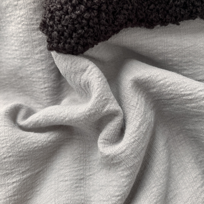 91家纺网 家纺一手货源 找家纺 花伞家居 2026新款小马毛巾绣双层纱四件套含买家秀 马上发财-松烟灰