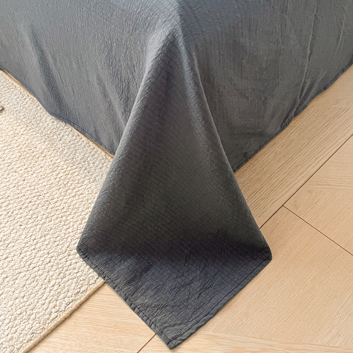 91家纺网 家纺一手货源 找家纺 花伞家居 2026新款小马毛巾绣双层纱四件套含买家秀 马上发财-风信紫