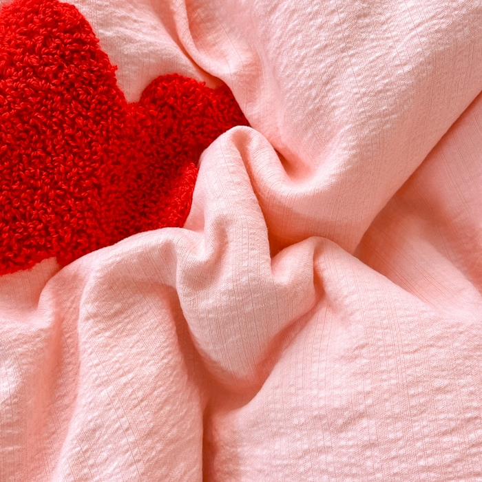 91家纺网 家纺一手货源 找家纺 花伞家居 2026新款小马毛巾绣双层纱四件套含买家秀 马上发财-玉