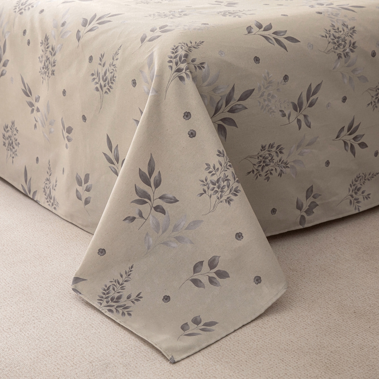 91家纺网 家纺一手货源 找家纺 金泰莱 2026新款棉麻老粗布床单亚麻老粗布凉席 云荞