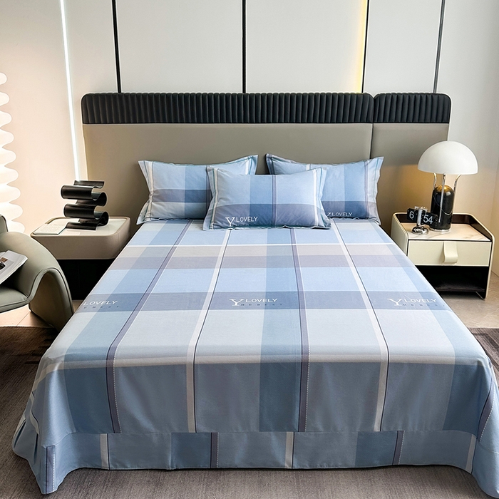 91家纺网 家纺一手货源 找家纺 （总）缘舒家纺 2025新款全棉纯棉加厚磨毛床单单件--单床单