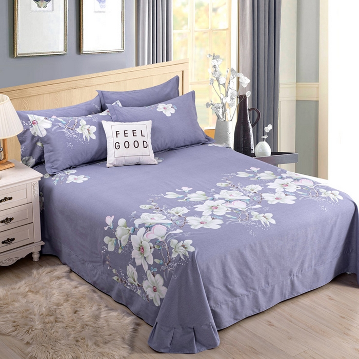 91家纺网 家纺一手货源 找家纺 （总）缘舒家纺 2025新款全棉纯棉加厚磨毛床单单件--单床单