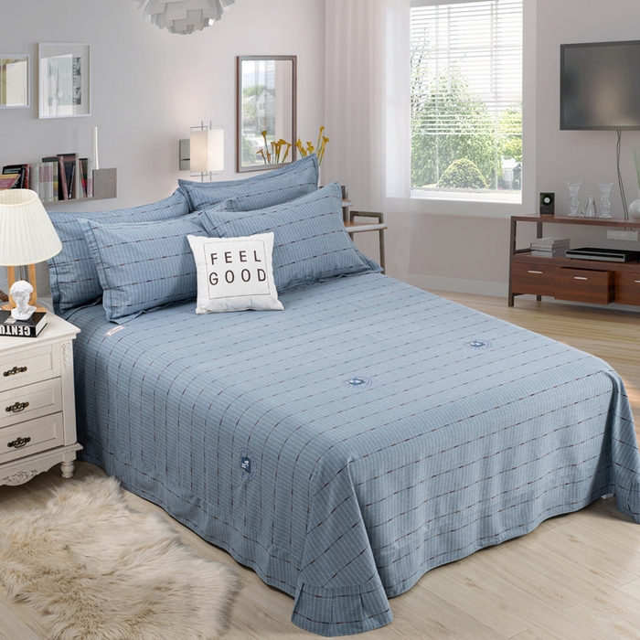 91家纺网 家纺一手货源 找家纺 （总）缘舒家纺 2025新款全棉纯棉加厚磨毛床单单件--单床单