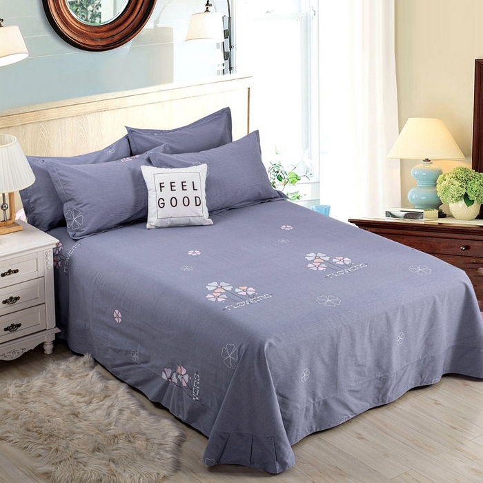 91家纺网 家纺一手货源 找家纺 （总）缘舒家纺 2025新款全棉纯棉加厚磨毛床单单件--单床单