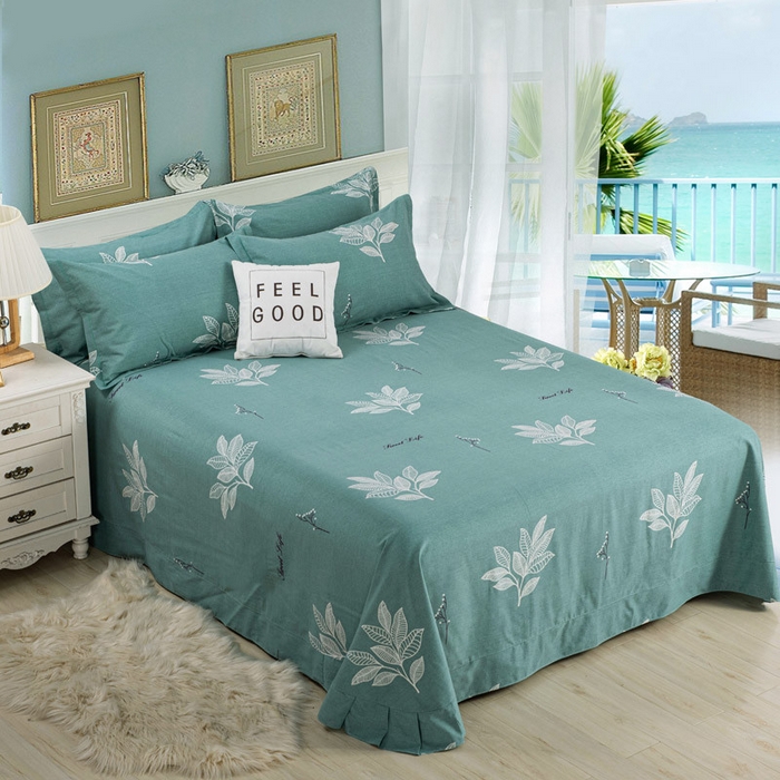 91家纺网 家纺一手货源 找家纺 （总）缘舒家纺 2025新款全棉纯棉加厚磨毛床单单件--单床单