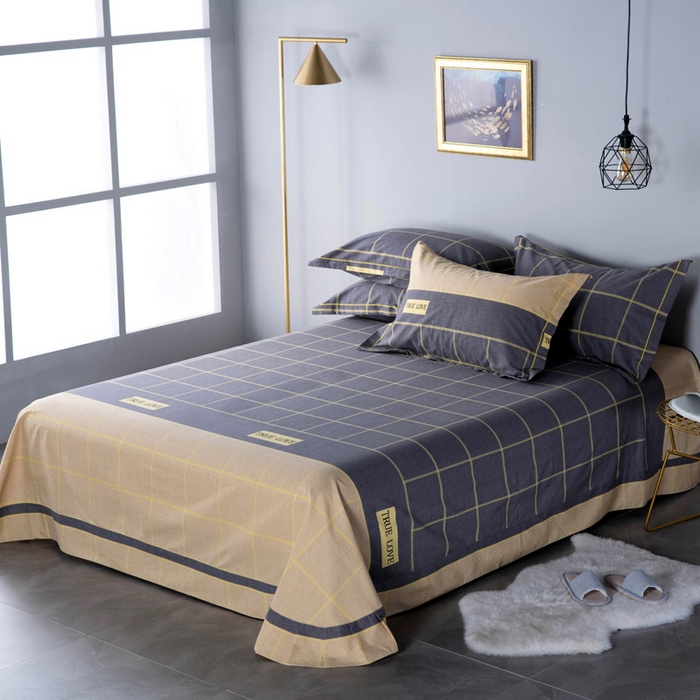 91家纺网 家纺一手货源 找家纺 （总）缘舒家纺 2025新款全棉纯棉加厚磨毛床单单件--单床单