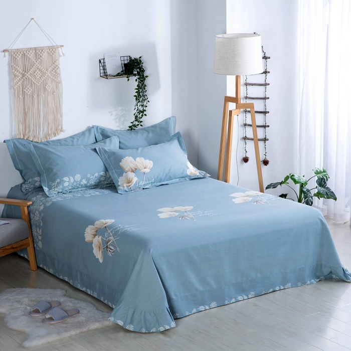 91家纺网 家纺一手货源 找家纺 （总）缘舒家纺 2025新款全棉纯棉加厚磨毛床单单件--单床单