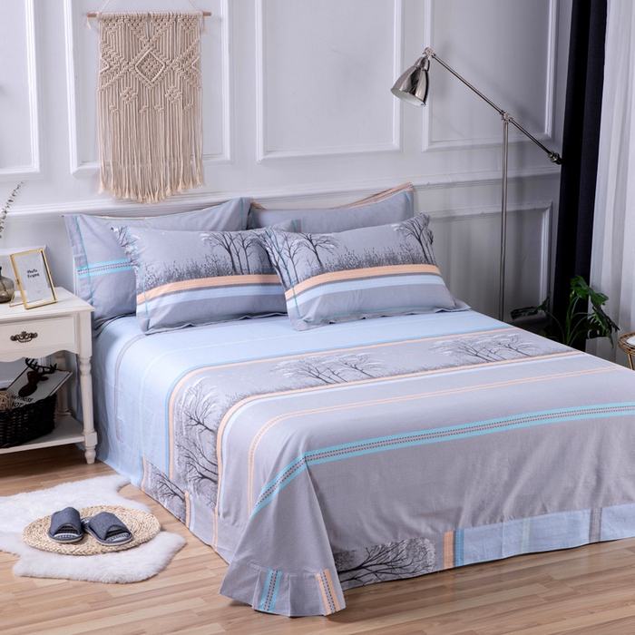 91家纺网 家纺一手货源 找家纺 （总）缘舒家纺 2025新款全棉纯棉加厚磨毛床单单件--单床单