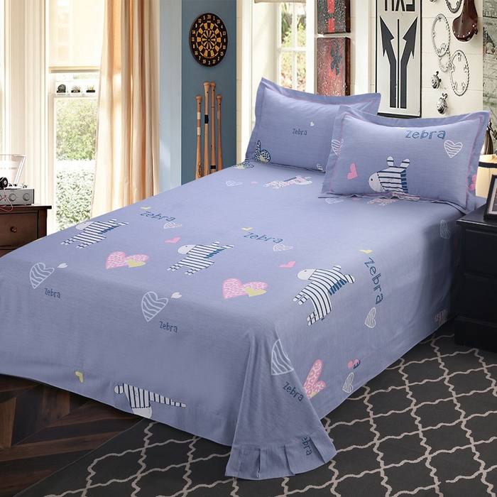 91家纺网 家纺一手货源 找家纺 （总）缘舒家纺 2025新款全棉纯棉加厚磨毛床单单件--单床单