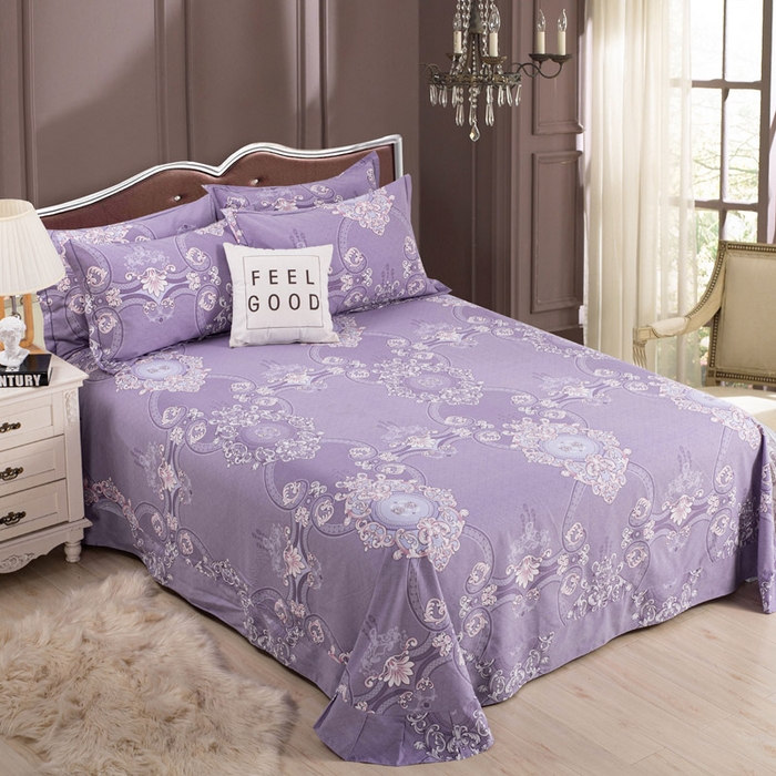 91家纺网 家纺一手货源 找家纺 （总）缘舒家纺 2025新款全棉纯棉加厚磨毛床单单件--单床单