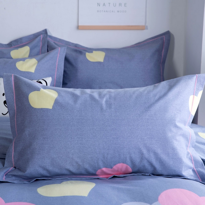 91家纺网 家纺一手货源 找家纺 缘舒家纺 2025新款全棉纯棉加厚磨毛床单单件--单床单 五彩心情-灰