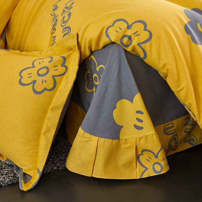 91家纺网 家纺一手货源 找家纺 缘舒家纺 2025新款全棉纯棉加厚磨毛床单单件--单床单 花语之恋