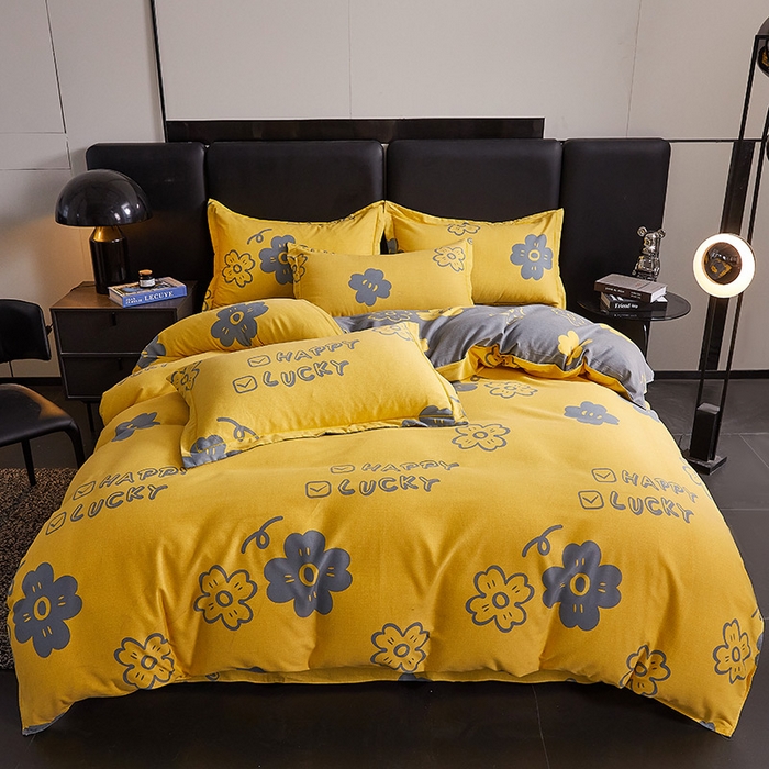 91家纺网 家纺一手货源 找家纺 （总）缘舒家纺 2025新款全棉纯棉磨毛加厚四件套