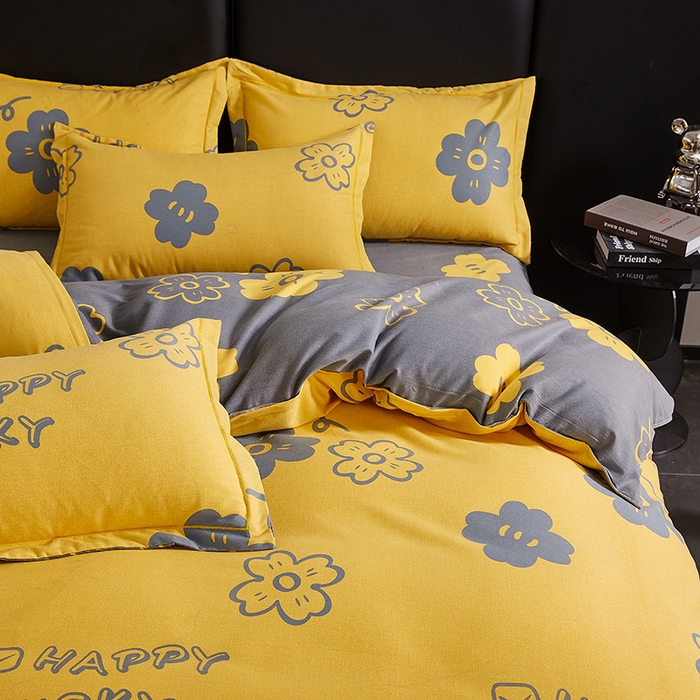 91家纺网 家纺一手货源 找家纺 （总）缘舒家纺 2025新款全棉纯棉磨毛加厚四件套