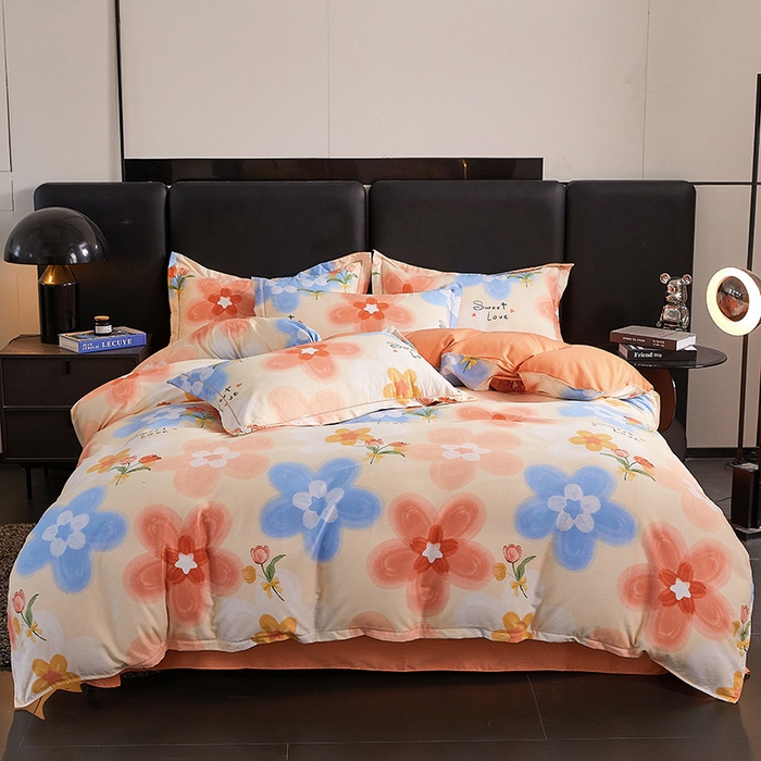 91家纺网 家纺一手货源 找家纺 （总）缘舒家纺 2025新款全棉纯棉磨毛加厚四件套