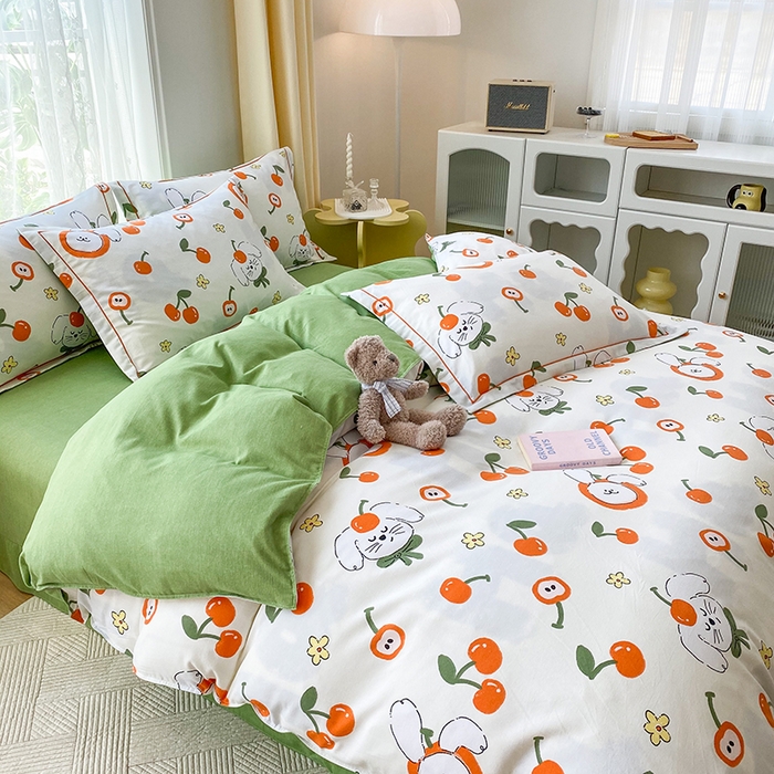 91家纺网 家纺一手货源 找家纺 （总）缘舒家纺 2025新款全棉纯棉磨毛加厚四件套