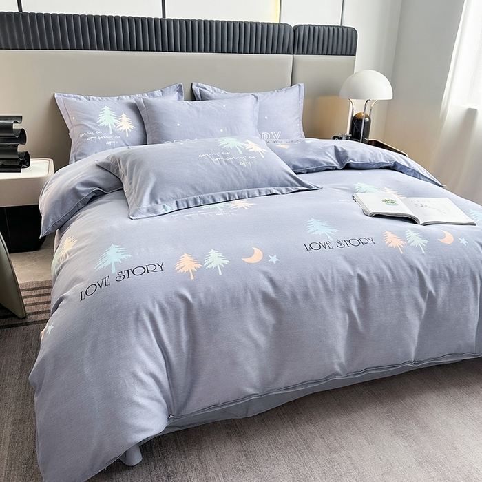 91家纺网 家纺一手货源 找家纺 （总）缘舒家纺 2025新款全棉纯棉磨毛加厚四件套