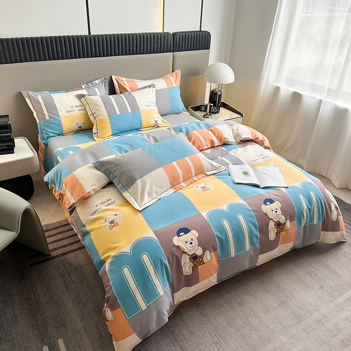 91家纺网 家纺一手货源 找家纺 （总）缘舒家纺 2025新款全棉纯棉磨毛加厚四件套