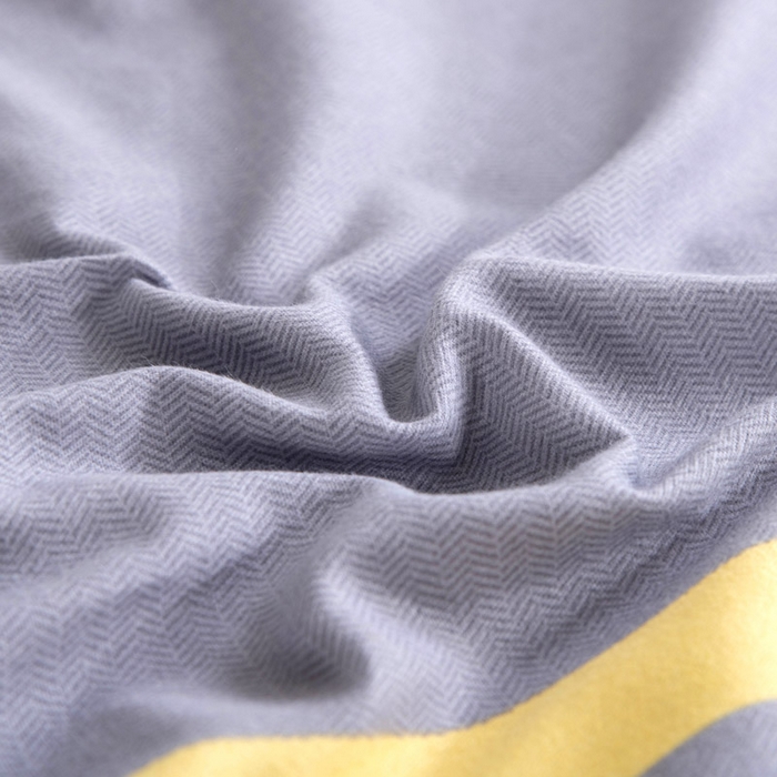 91家纺网 家纺一手货源 找家纺 缘舒家纺 2025新款全棉纯棉磨毛加厚四件套 甜心-灰