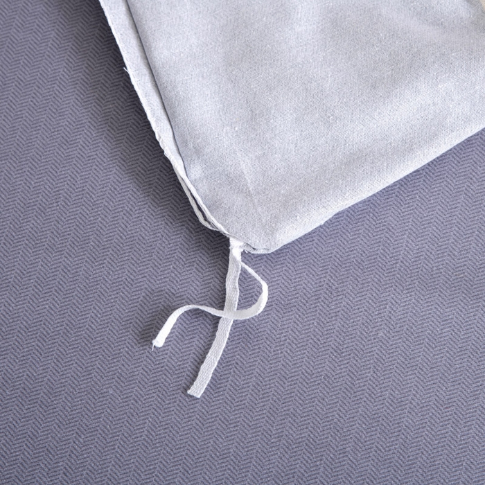 91家纺网 家纺一手货源 找家纺 缘舒家纺 2025新款全棉纯棉磨毛加厚四件套 甜心-灰