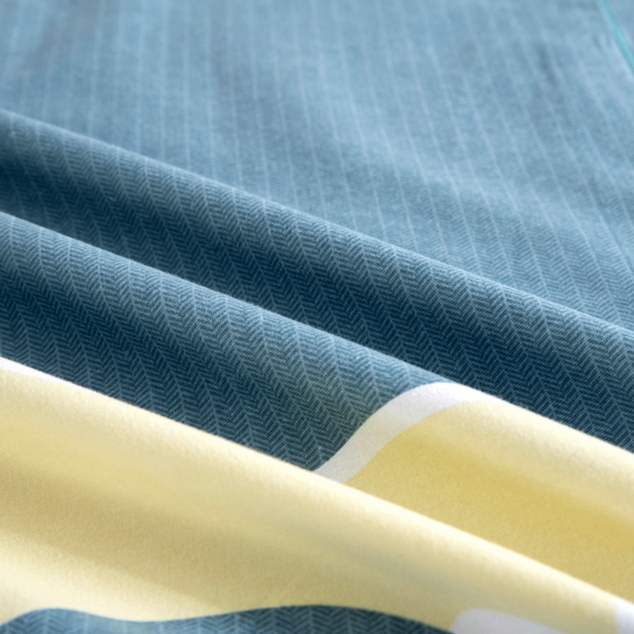 91家纺网 家纺一手货源 找家纺 缘舒家纺 2025新款全棉纯棉磨毛加厚四件套 心意-灰