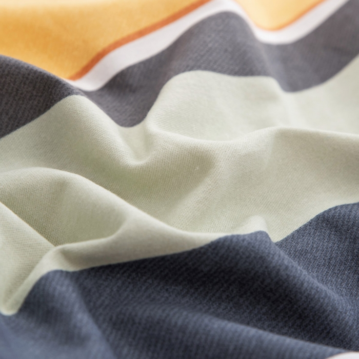 91家纺网 家纺一手货源 找家纺 缘舒家纺 2025新款全棉纯棉磨毛加厚四件套 潮青春-桔