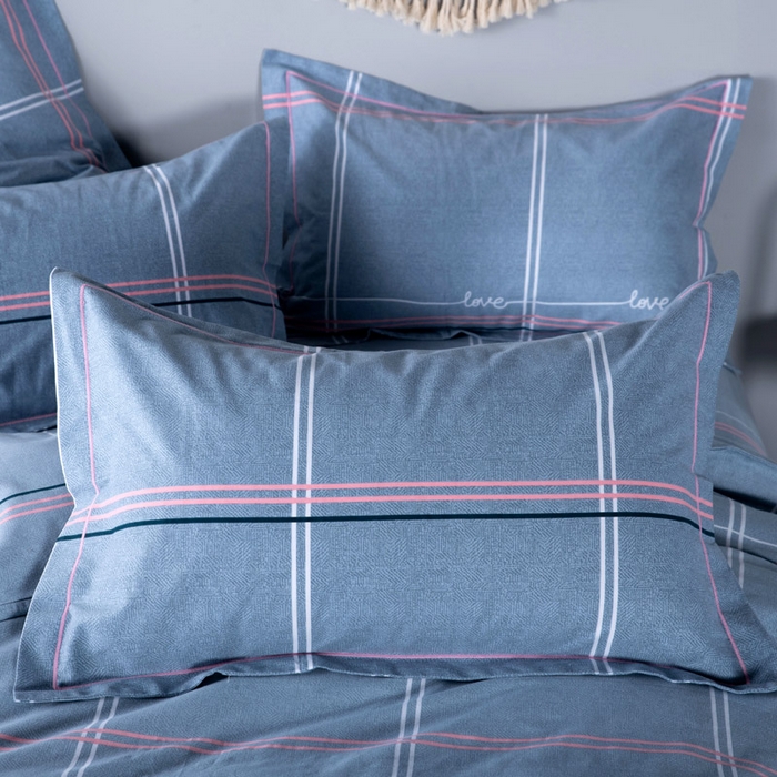 91家纺网 家纺一手货源 找家纺 缘舒家纺 2025新款全棉纯棉磨毛加厚四件套 布兰奇-兰