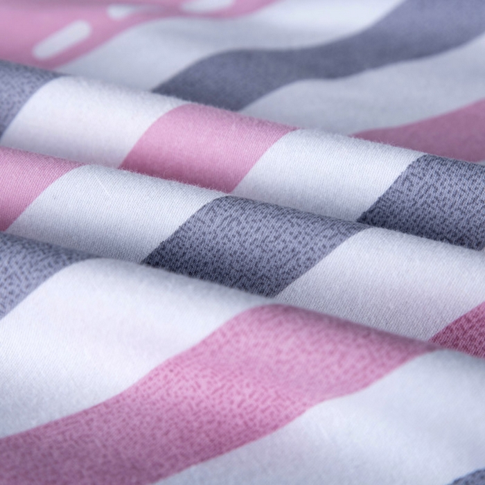 91家纺网 家纺一手货源 找家纺 缘舒家纺 2025新款全棉纯棉磨毛加厚四件套 典尚-粉