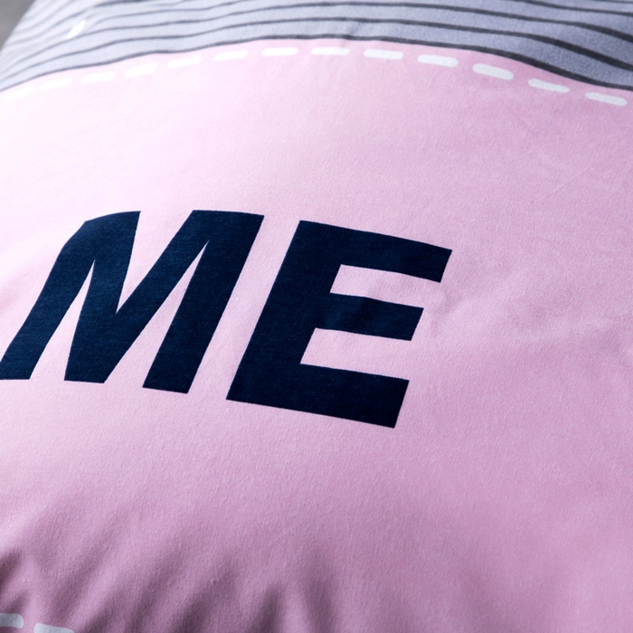 91家纺网 家纺一手货源 找家纺 缘舒家纺 2025新款全棉纯棉磨毛加厚四件套 典尚-粉