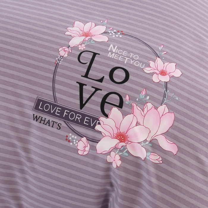 91家纺网 家纺一手货源 找家纺 缘舒家纺 2025新款全棉纯棉磨毛加厚四件套 浮香-灰