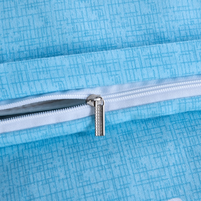 91家纺网 家纺一手货源 找家纺 缘舒家纺 2025新款全棉纯棉磨毛加厚四件套 漫森-蓝