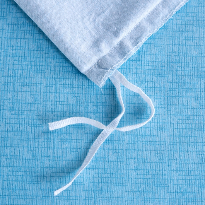 91家纺网 家纺一手货源 找家纺 缘舒家纺 2025新款全棉纯棉磨毛加厚四件套 漫森-蓝