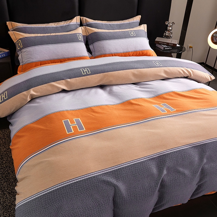 91家纺网 家纺一手货源 找家纺 缘舒家纺 2025新款全棉纯棉磨毛加厚四件套 乐享时光