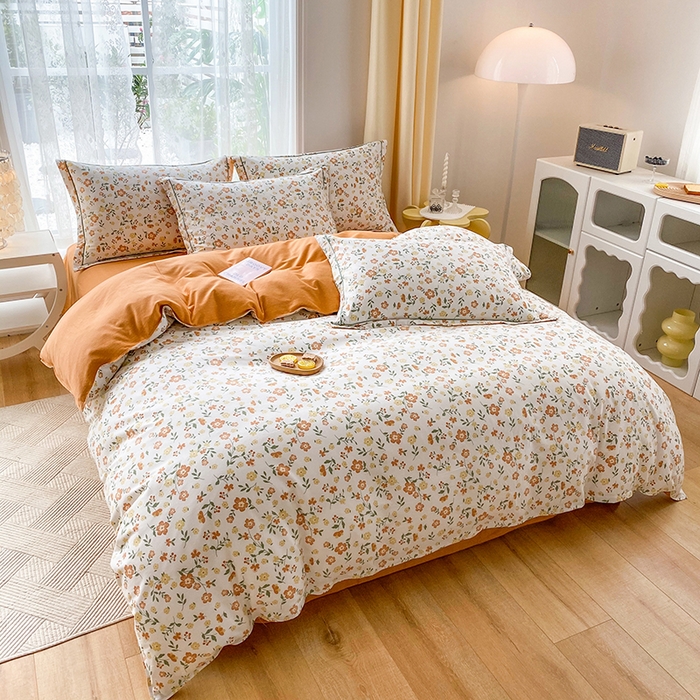 91家纺网 家纺一手货源 找家纺 （总）缘舒家纺 2025新款全棉纯棉加厚磨毛被套单件--单被套