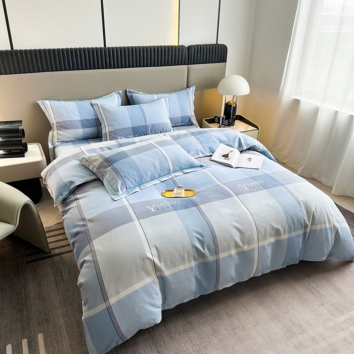 91家纺网 家纺一手货源 找家纺 （总）缘舒家纺 2025新款全棉纯棉加厚磨毛被套单件--单被套